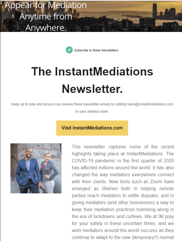 May 2020 Newsletter